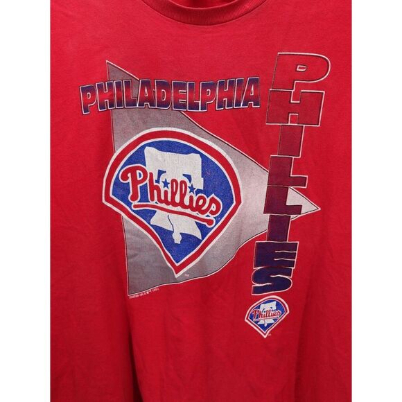 Starter VTG Philadelphia Phillies MLB Baseball Made USA Single Stitch Shirt XL - Picture 4 of 14